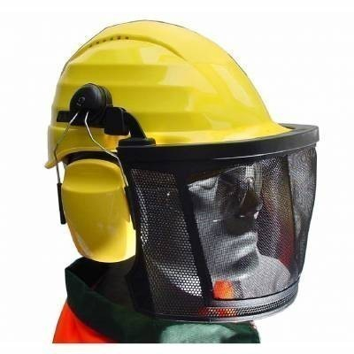 Casque forestier PE -Coiffe textile 4 points