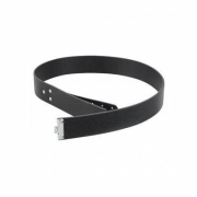 Ceinture cuir noir FHB - sans boucle