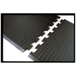 Dalle anti-fatigue en t�le de diamant utilisation intense, milieu sec 545 Diamond Top Interlock
