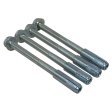 Lot de 4 fixations m�tal pour ralentisseurs 