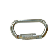 Mousqueton acier zingu� extra large � vis