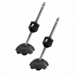 Paire pieds de s�curit� � rotule antid�rapant pour �chelle t�lescopique 3,30m Telesteps