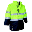Parka de travail haute visibilit� doublure chaude fixe imperm�able -Tilt