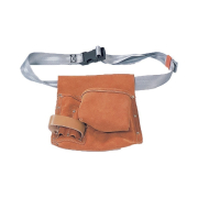 Sacoche cro�te de cuir 5 compartiments avec ceinture