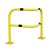 Arceau d'angle renforcé sur platines - Noir et jaune image 0 Arceau d'angle renforcé sur platines - Noir et jaune image 0