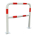 Arceaux de sécurité industrielle avec platine de fixation - Rouge et Blanc image 0 Arceaux de sécurité industrielle avec platine de fixation - Rouge et Blanc image 0