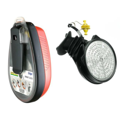 Auto-sauveteur filtrant Parat 3200 Dr&auml;ger &agrave; embout buccal - Filtre ABEK 15