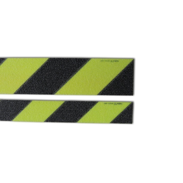Bande antidérapante aluminium fluorescente et photoluminescente Bande antidérapante aluminium fluorescente et photoluminescente
