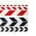 Bande signalétique photoluminescente noire et rouge image 0 Bande signalétique photoluminescente noire et rouge image 0