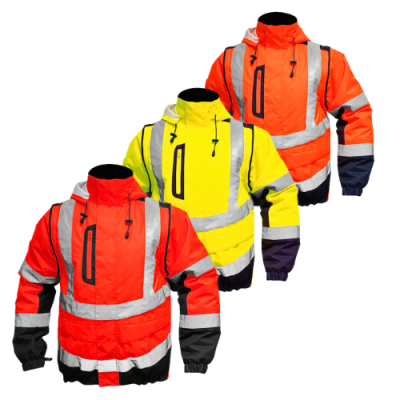 Blouson de travail haute visibilit&eacute; imperm&eacute;able - Ilona 2