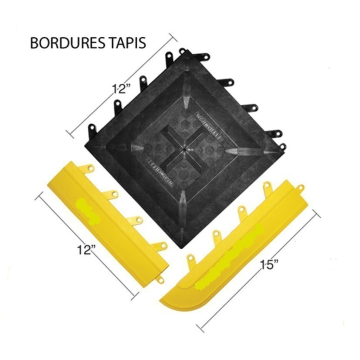 Bordures pour dalles à emboitement fonctionnel Bordures pour dalles à emboitement fonctionnel