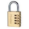 Cadenas de sécurité à combinaison 4 chiffres 604EURD - Master Lock image 0