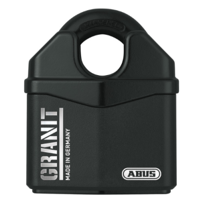 Cadenas haute s&eacute;curit&eacute; anse acier prot&eacute;g&eacute;e Granit 37RK80 - Abus