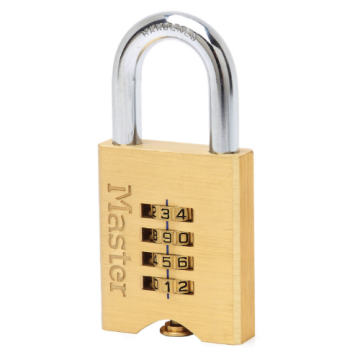 Cadenas laiton à combinaison 4 chiffres 651EURD - Master Lock