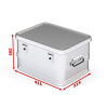 Coffre de rangement aluminium 30L image 1