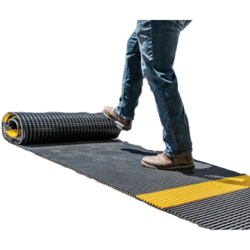 Crossline COVID-19 - Tapis en grille avec marquage pour la distanciation sociale Crossline COVID-19 - Tapis en grille avec marquage pour la distanciation sociale