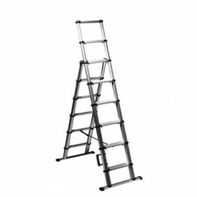 Echelle télescopique transformable 2,30m Telesteps - EN 131 Echelle télescopique transformable 2,30m Telesteps - EN 131