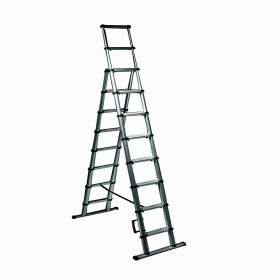 Echelle télescopique transformable 3m Telesteps - EN 131 Echelle télescopique transformable 3m Telesteps - EN 131