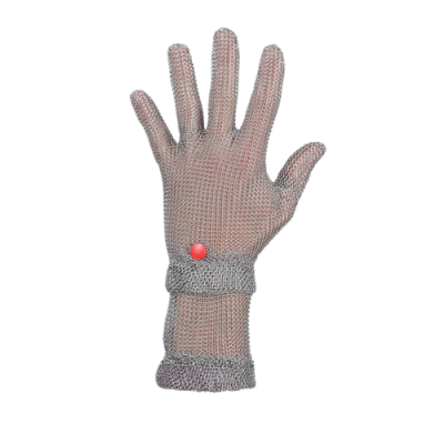 Gant boucherie manchette inox - 15 cm