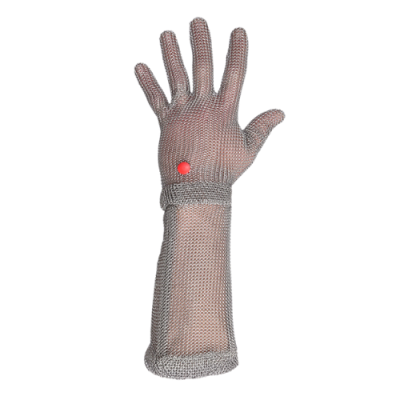 Gant boucherie manchette inox - 20 cm