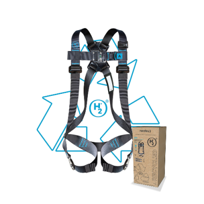 Harnais antichute 2 points fibre recycl?e ? H2O
