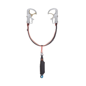 Longe de sécurité 60 mm double connecteurs EN 355 - EN 362 - Abisco Longe de sécurité 60 mm double connecteurs EN 355 - EN 362 - Abisco