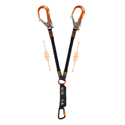 Longe elastique Y avec absorbeur