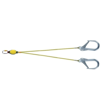 Longe en Y avec absorbeur d'énergie BEAL Dynapro Air V Hook - EN355, EN362 Longe en Y avec absorbeur d'énergie BEAL Dynapro Air V Hook - EN355, EN362