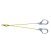 Longe en Y avec absorbeur d'énergie BEAL Dynapro Air V Hook - EN355, EN362 image 0 Longe en Y avec absorbeur d'énergie BEAL Dynapro Air V Hook - EN355, EN362 image 0