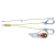 Longe en Y avec absorbeur d'énergie BEAL Dynapro Air V Hook - EN355, EN362 image 2 Longe en Y avec absorbeur d'énergie BEAL Dynapro Air V Hook - EN355, EN362 image 2