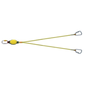 Longe en Y avec absorbeur d'énergie BEAL Dynapro Air V Lifeline - EN355, EN362 Longe en Y avec absorbeur d'énergie BEAL Dynapro Air V Lifeline - EN355, EN362