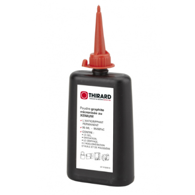 Lubrifiant en poudre graphite pour cadenas Thirard