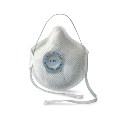 Masque FFP2 D avec soupape Ventex - 2485 - boite de 20