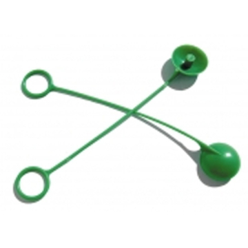 Paire de capsules de protection pour tête d'aspersion ABS vert Paire de capsules de protection pour tête d'aspersion ABS vert