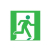 Pictogramme issue de secours pour profil plat - lot de 10 image 2 Pictogramme issue de secours pour profil plat - lot de 10 image 2