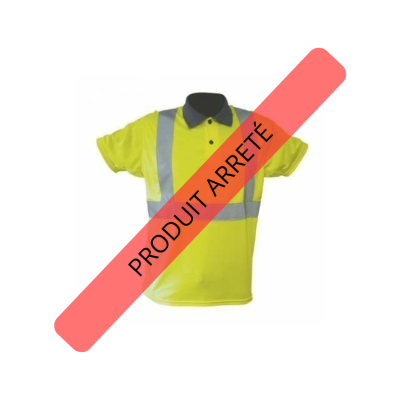 Polo haute visibilit&eacute; anti-transpiration
