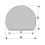 Profilé de protection de surface photoluminescent : Demi-cercle C image 1 Profilé de protection de surface photoluminescent : Demi-cercle C image 1