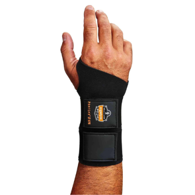 Prot&egrave;ge poignet ambidextre &agrave; double fermeture scratch 675 Ergodyne - Lot de 6