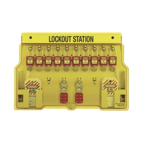 Station de 10 cadenas Master Lock 1483bp410 Station de 10 cadenas Master Lock 1483bp410
