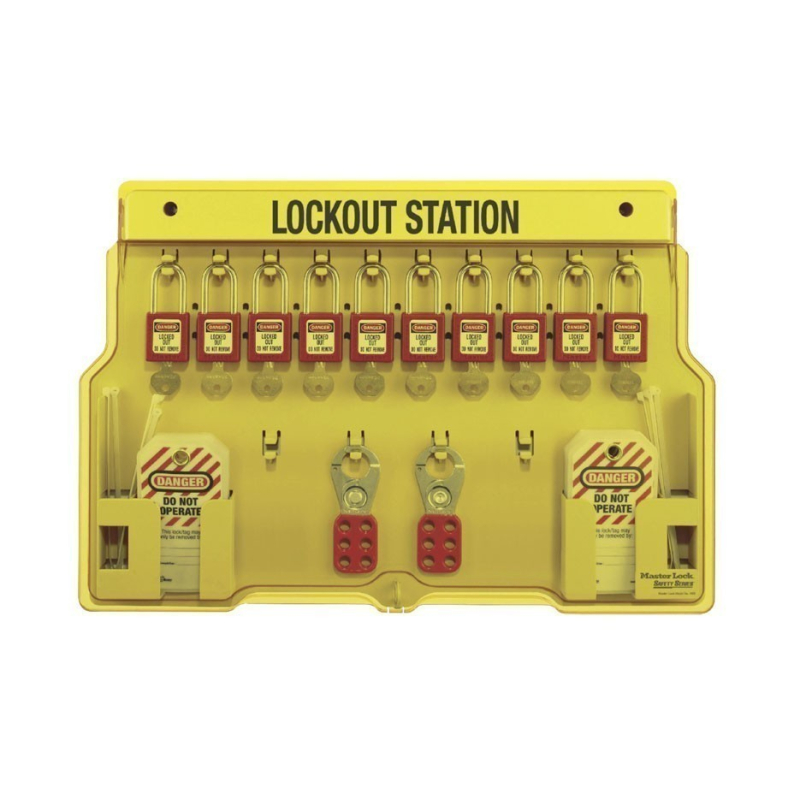 Station de 10 cadenas Master Lock 1483bp410