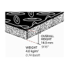 Tapis anti-fatigue à surface en tôle de diamant pour milieu sec image 2 Tapis anti-fatigue à surface en tôle de diamant pour milieu sec image 2