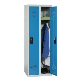 Vestiaire industrie propre avec moraillon encastré - 2 cases Vestiaire industrie propre avec moraillon encastré - 2 cases
