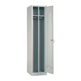 Vestiaire industrie propre avec serrure - 2 cases Vestiaire industrie propre avec serrure - 2 cases