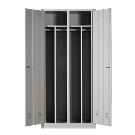 Vestiaire industrie salissante avec serrure - 2 cases Vestiaire industrie salissante avec serrure - 2 cases